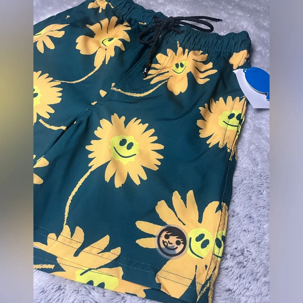NEFF Men's Smiley Daisy Daily Hot Tub swim Board Shorts Small - Picture 3 of 8